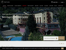 Tablet Screenshot of hotelcardos.com